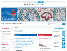Tablet Screenshot of comune.casarano.le.it